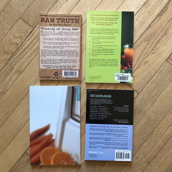 Vegan Juicing Health Books 4 Book Bundle Softcover Recipes - Picture 2 of 14